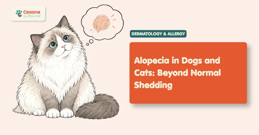 Alopecia in Dogs and Cats: Beyond Normal Shedding