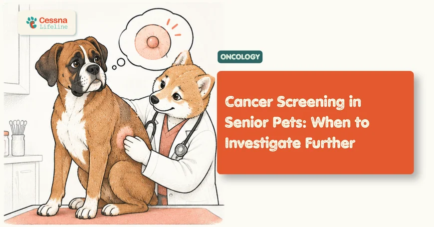 Cancer Screening in Senior Pets: When to Investigate Further