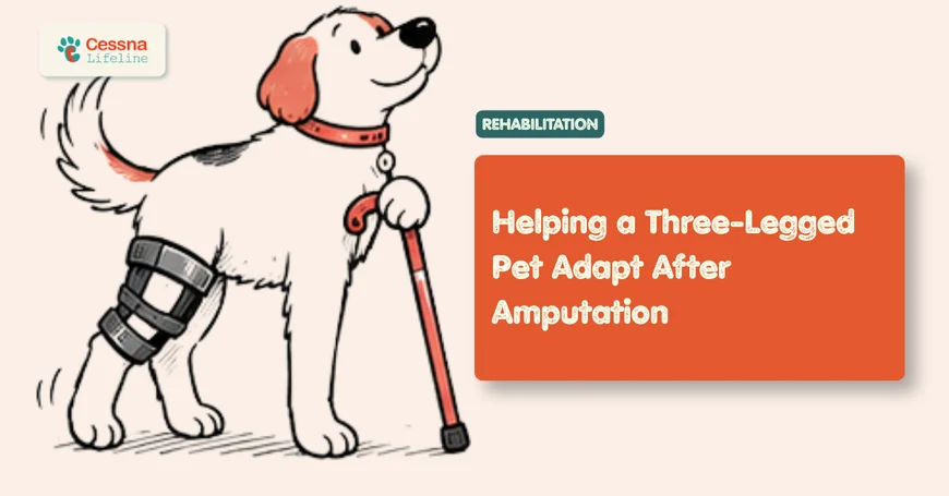 Pet Amputation Recovery: Adapting on Three Legs