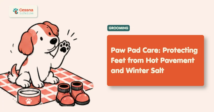 Dog Paw Pad Care: Heat, Salt and Cracked Pads