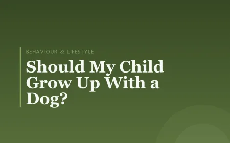 Should My Child Grow Up With a Dog?