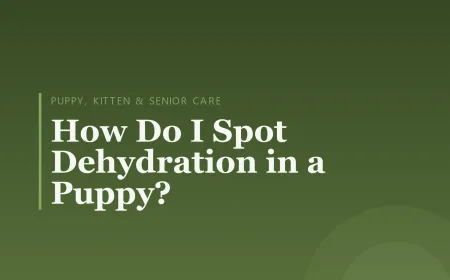 How Do I Spot Dehydration in a Puppy?